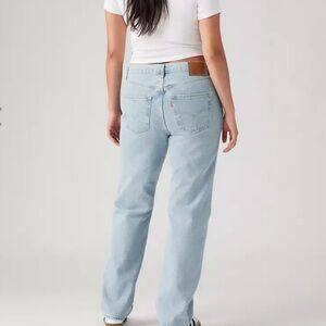 Levi's 90's 501, Capital E, 100% Cotton Light Blue Denim Jeans